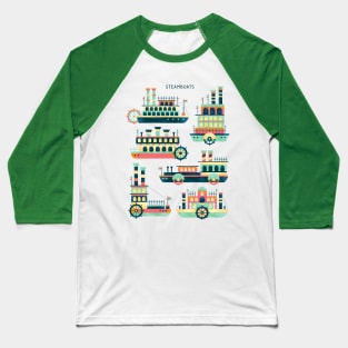 STEAMBOATS Baseball T-Shirt